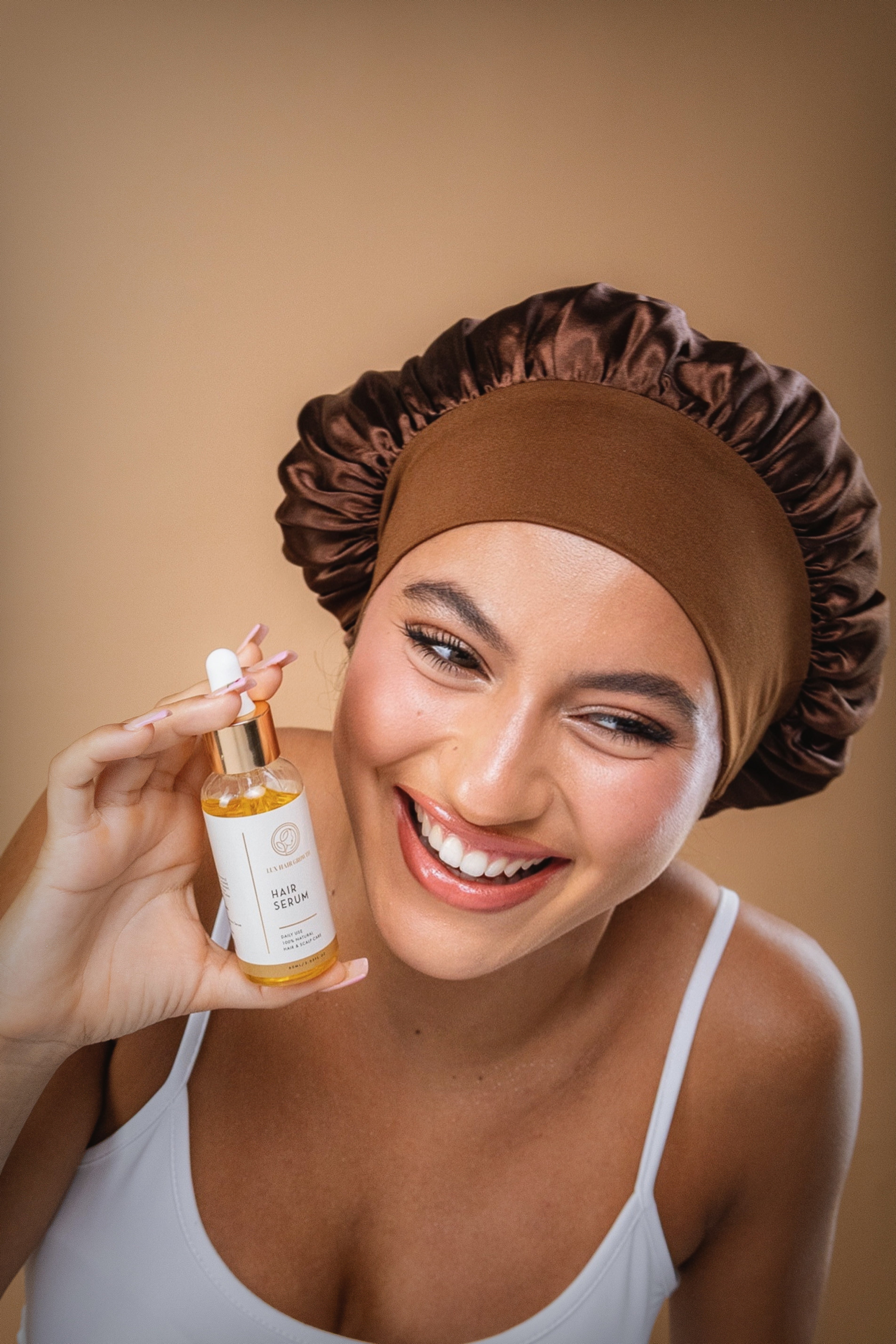 Bonnet en soie
