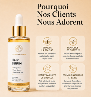 Sérum de croissance pour cheveux
